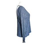 Beyond Yoga  Moonrise Spacedye T Back Long Sleeve Tee Shirt Pullover Blue Medium Photo 4