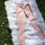 Rue 21  Pink and Hot Pink Stripe Skinny Pants Size 0 Pastel Colorful Jeans Photo 4