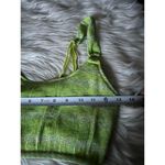 Aerie Chic Lime Green Striped Crop Top/Sports Bra Photo 7