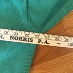 Gap Vintage  Green Cardigan L Button Up Thick Chunky Preppy Yacht Yuppie knit Photo 5