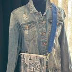 University of Kentucky Clear Stadium Purse Bag with Rhinestone Logo Bead Strap Blue Photo 1