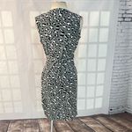 Diane Von Furstenberg  new yahzi short true wrap gray cheetah print dress Photo 6