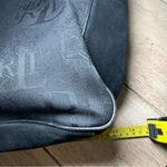 Ralph Lauren Women's  Graphic Leather & Canvas Tote Designer Bag Black Photo 5