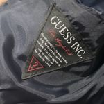 G by Guess GUESS Medium Navy Blue Puffer Jacket Women’s Hoodless Full Zip Pockets Quilt Photo 10