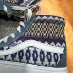 Vans  Sk-8 Hi Fair Isle blue suede and Sweater sneakers size 7.5 Photo 6