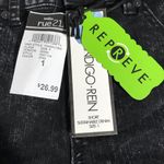 Indigo Rein Black Jean Shorts Juniors Sz 1 Sustainable Denim Photo 1