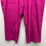 Lane Bryant  Women's Office Workwear Casual Cropped Stretch Pink Pants Size 14 Photo 4