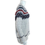 American Eagle  Outfitters Womens Medium Gray Wool Blend Sweater Heart Design Photo 9