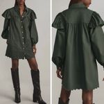 Farm Rio Collared Button Front Shift Mini Dress, Size S Photo 1