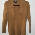 Maeve Anthropologie Ribbed Collared Cardigan Camel Photo 7