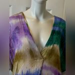 ZARA  WOMAN MULTICOLORED TIE DYE ROMANTIC BOOHOO TUNIC DRESS VISCOSE SIZE XS Photo 8