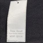 IZOD  intimates small solid black tank pair with jeans or wear as pajama top nwt Photo 6