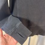 Lululemon Scuba Full Zip Hoodie Size 10 Faded Black with “L.E.” Logo Photo 4