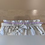 Athleta  skyline skort paper bag waist light gray size 16T Photo 4