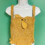 Sienna Sky Gingham Smocked Tank Top Photo 1