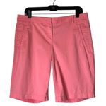 J.Crew  Shorts Women Size 2 Pink Stretch Chino‎ Bermuda Preppy Walking Photo 0