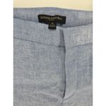 Banana Republic ‎ Avery Blue Linen Blend Cropped Pants Size 12 Photo 1