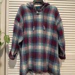 Flannel Plaid Hoodie Multiple Size XL Photo 0