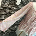 Derek Heart Crop Top Long Sleeve Large Floral High Waist On/Off Shoulder Barbie Photo 4