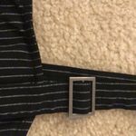 Striped black Mini body con dress Size M Photo 2