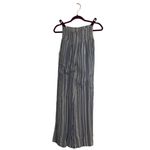 Billabong  Womens Striped Smocked pants flowy gauzy Blue & White 100% Cotton S Photo 1