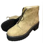 Seven7  Zoe Platform Bootie Boots in Tan Size 9 new with box Photo 0