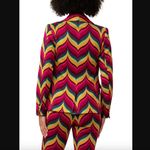 Trina Turk  West Village Chevron Jacquard Blazer 4 Photo 2
