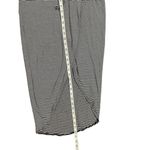 Dolan Left Coast Dress Black White Stripe Knit Cowlknit Midi cowl neck Sleeveles Black Photo 8