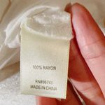 Self Esteem  white top shirt flower pocket short sleeve casual Photo 4