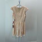 Mac Duggal  Sequined Cap Sleeved Fit & Flare Mini Dress In Porcelain 26306 Photo 10