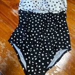 Motherhood Baby Bump Maternityty Swimsuit sz S Black Photo 7