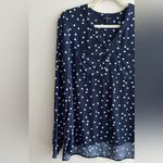 Marquis Navy Blue and White Polka Dot High Photo 1