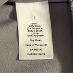 Talbots Wool blend marled subtle herringbone button detail pencil skirt preppy Photo 10