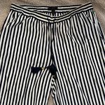 J.Crew Navy and White Striped Wide-Leg Pants Photo 6