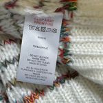 Anthropologie by Confetti Sweater Cream Rainbow Plaid Size XS Extra Small Photo 6