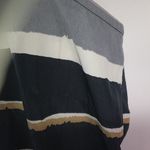 Allison Brittney  M Black White Gold Stripe Dress Photo 2