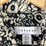 Topshop  Black Pintuck Pleated Drama Balloon Sleeve Blouse Photo 5