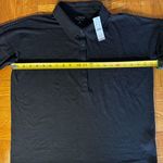 J.Crew NWT -  - Black Stretch Linen Polo Shirt (M) Photo 0