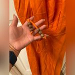 ZARA  Orange Halter Sundress for Cocktail Nights Photo 4