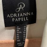 Adrianna Papell Ivory White Tuxedo Sheath Courthouse Wedding Dress Size 12 NEW Photo 12