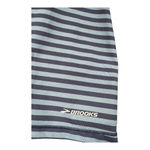 Brooks Women Large Bring It Racerback Storm Stripe Blue gray Workout Tank Top Photo 3