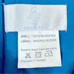 Jenny Yoo  Chiffon Knit Bridesmaid Dress in Ocean Blue Size 12‎ NWT Photo 9