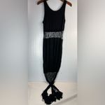 H&M Coachella 10 M Black Tank Sleeveless String Section Resort Maxi Dress Photo 1