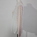 Edge Sugarfox Mauve Floral Colorblock Lettuce  Long Sleeve Tee Size 1X Photo 2