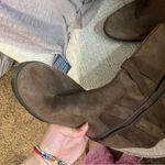 Ralph Lauren Lauren  Dark Brown Suede Combat Boots Photo 4