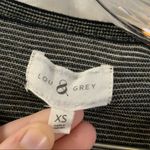 Lou & grey  Black/Grey Striped Open Front Cardigan size XS Photo 1