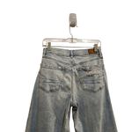 American Eagle Blue Light Denim Destroyed High Rise Ultra Wide Leg Jeans 2 Short Photo 4