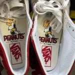 Vans x Peanuts Snoopy Red Fringed High Top Sneakers Shoes Men's 4 Women's 5.5** Photo 9