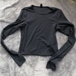 Cotton On 242.  Black Long Sleeve crop top size small Photo 1