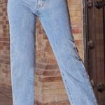 Pretty Little Thing Light Blue Straight Jean Photo 1